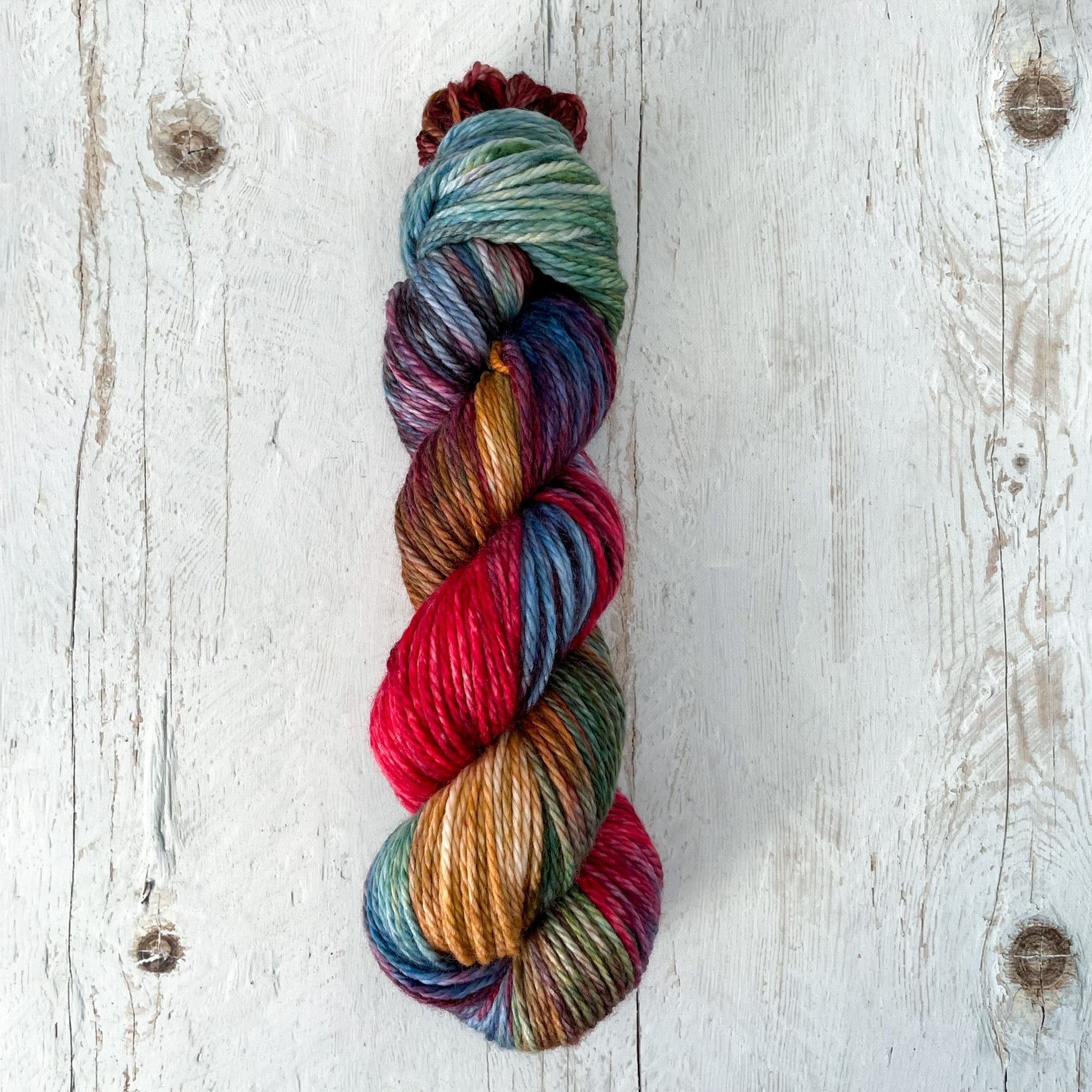 Carnival - Aran sw merino-cashmere-nylon base - ready to ship!