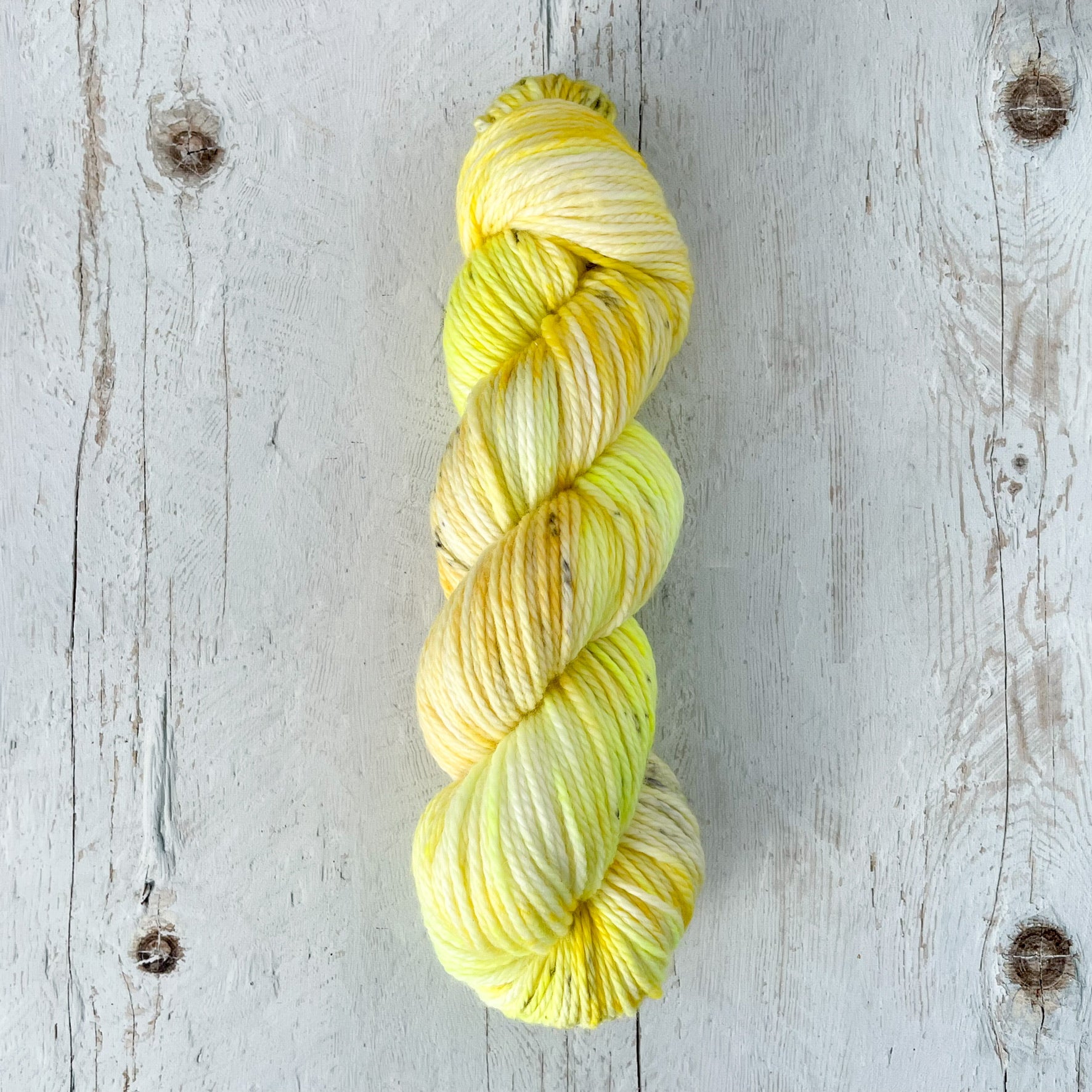 Limoncello - Aran sw merino-cashmere-nylon base - ready to ship!