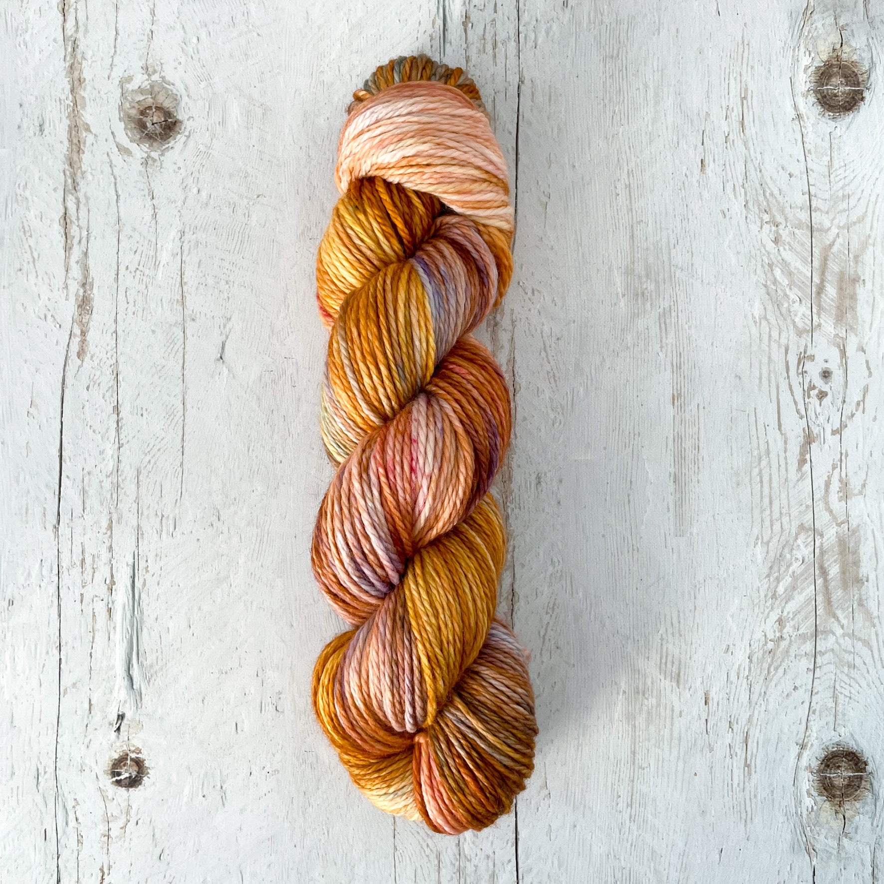 Gingerbread House - Aran sw merino-cashmere-nylon base - ready to ship!