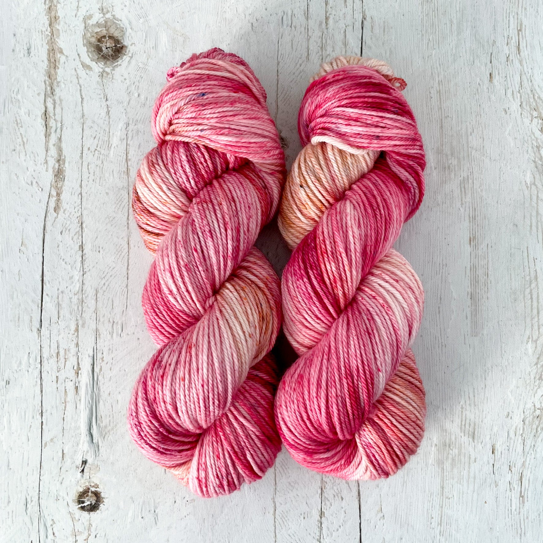 Peony - Aran sw merino-nylon base - ready to ship!