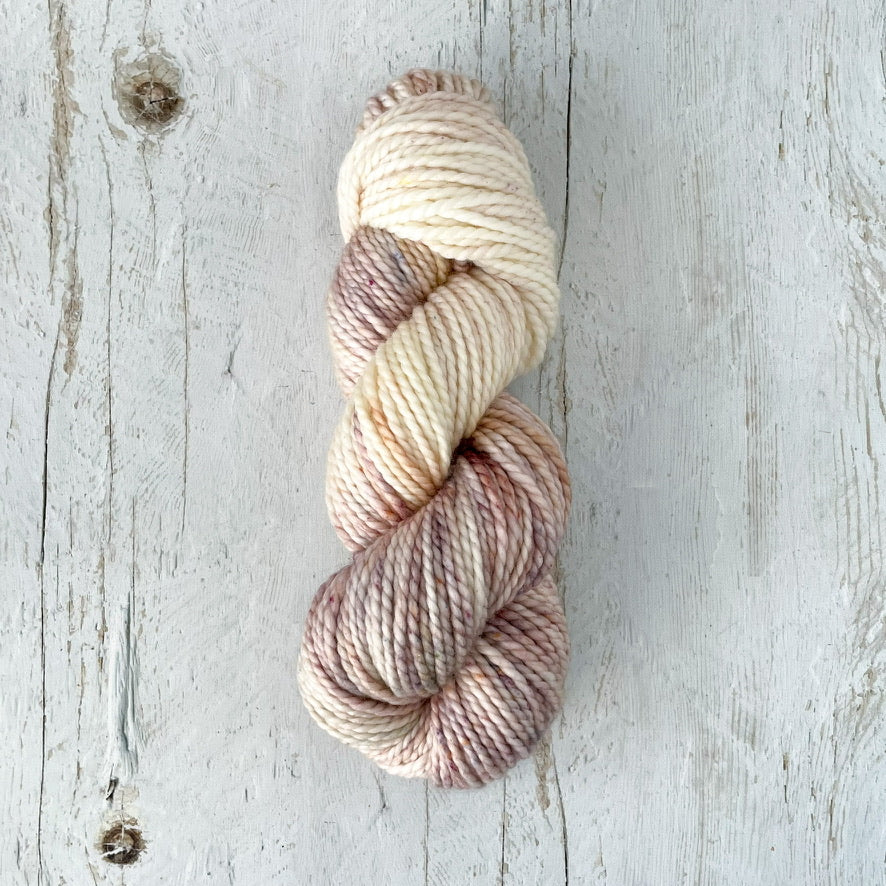 Scallop on chunky sw merino base - ready to ship!