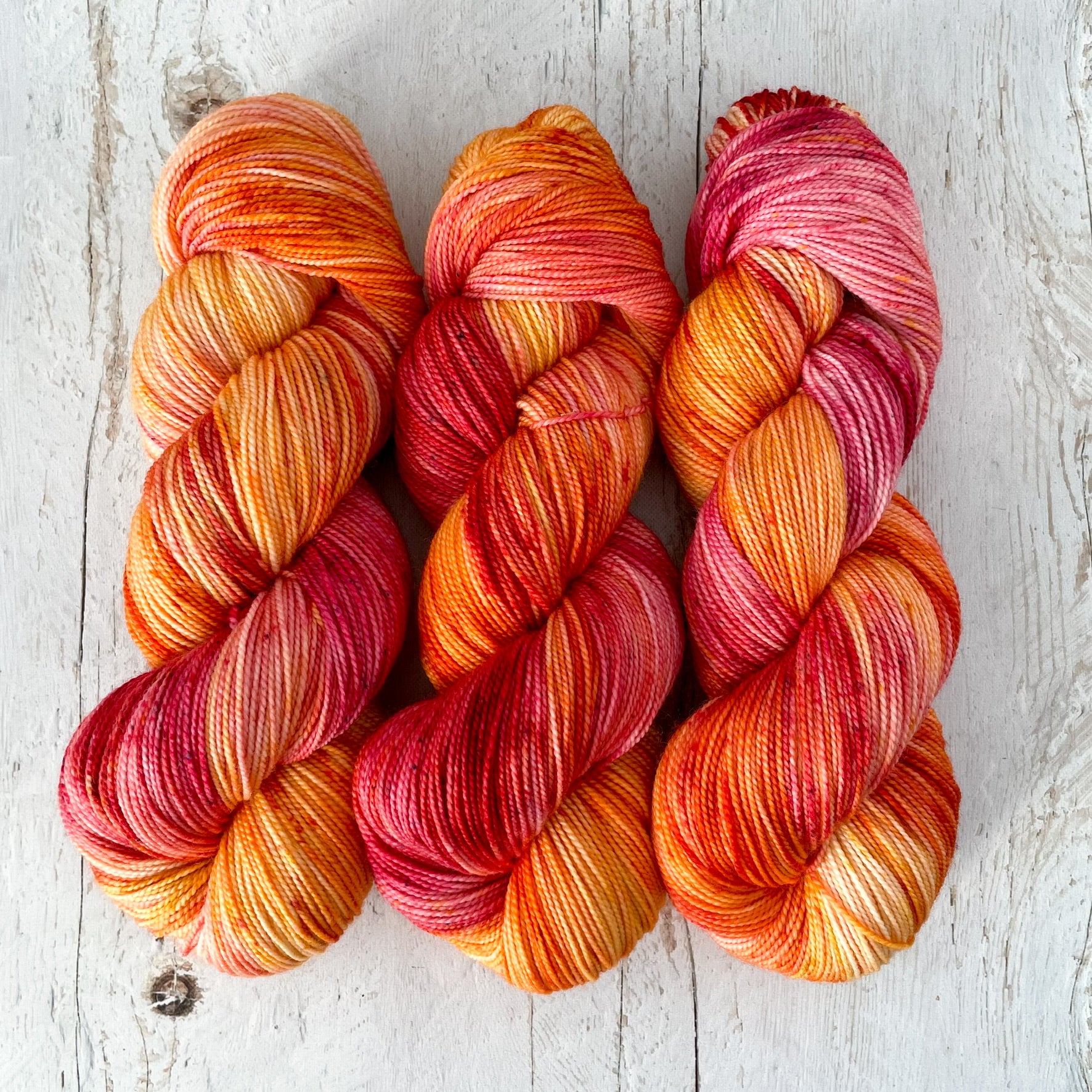 Citrus Grove - Fingering sw merino-nylon base - ready to ship!