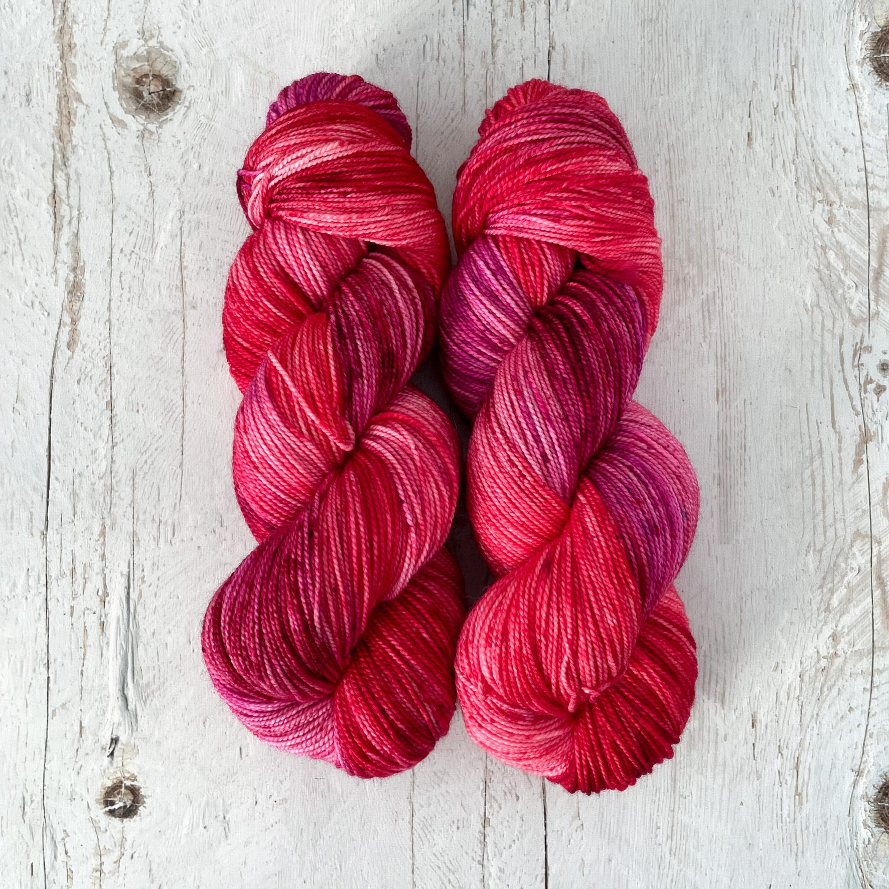 Pomegranate - Fingering sw merino-nylon base - ready to ship!