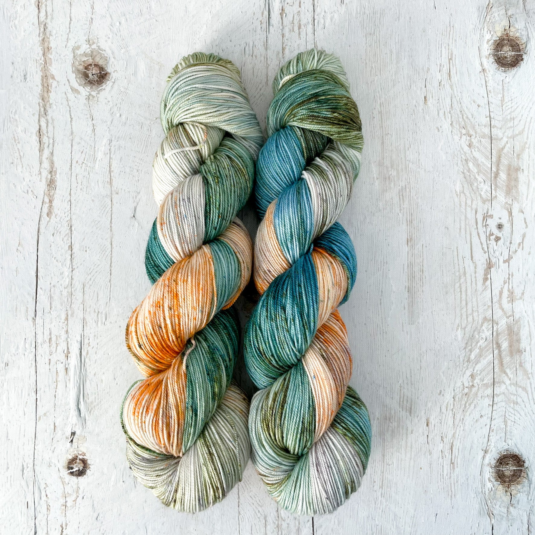 Fox Fairy - Fingering sw merino-nylon base - ready to ship!