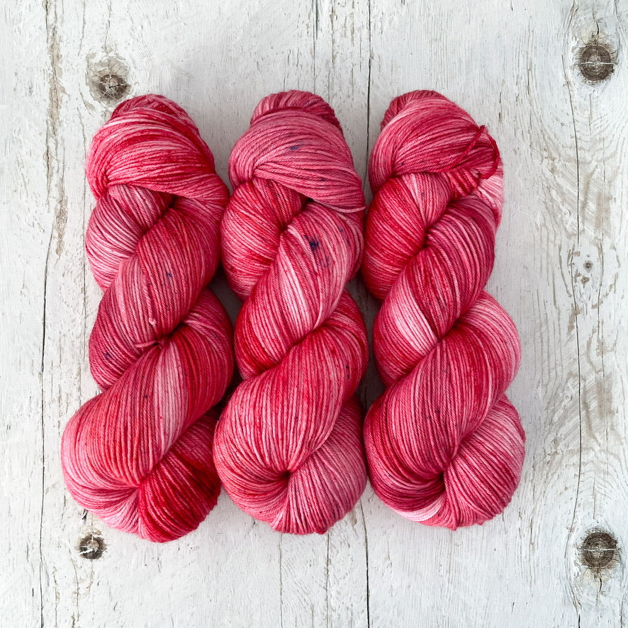 Rubina - Fingering sw merino-nylon base - ready to ship!