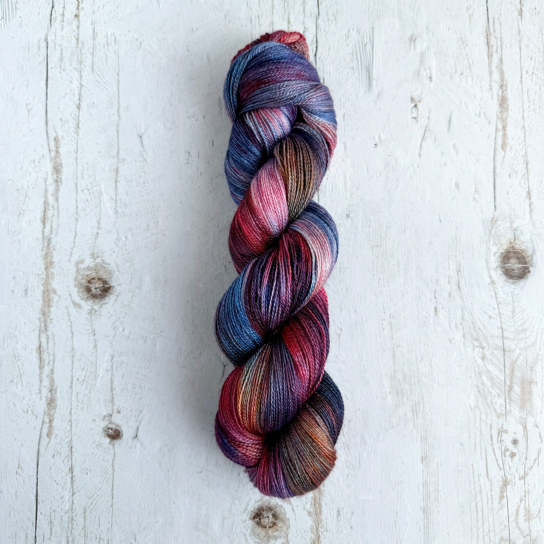 Boston Ivy - Lace sw merino-silk base - ready to ship!