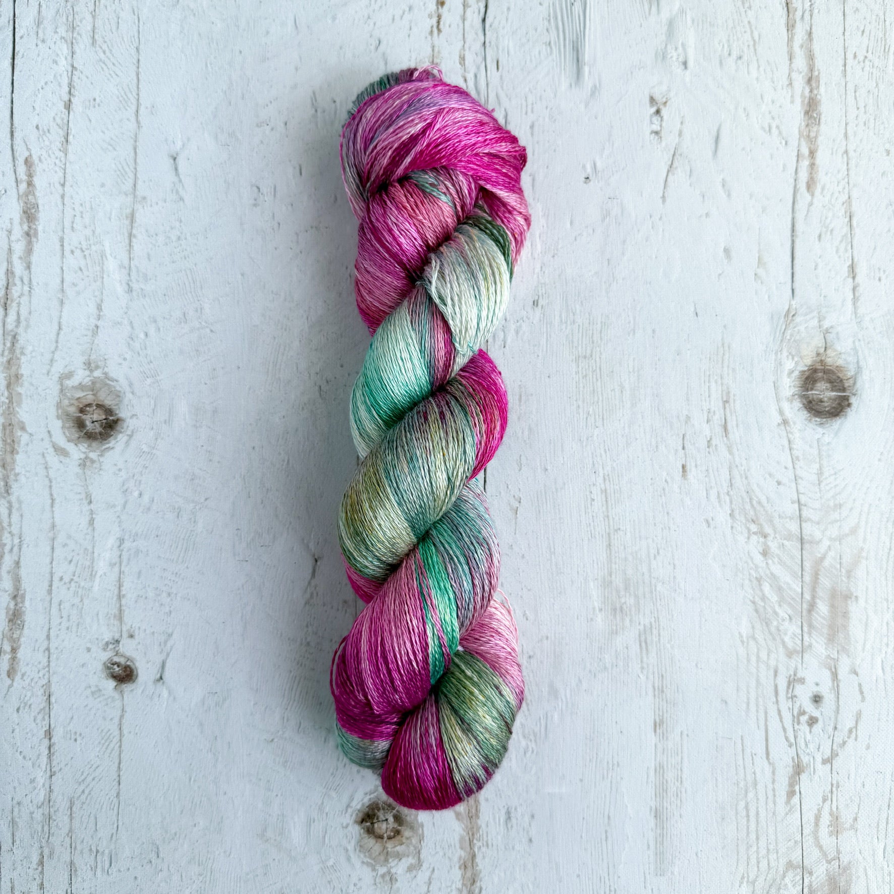 Wild Peony - Lace pure silk base - ready to ship!