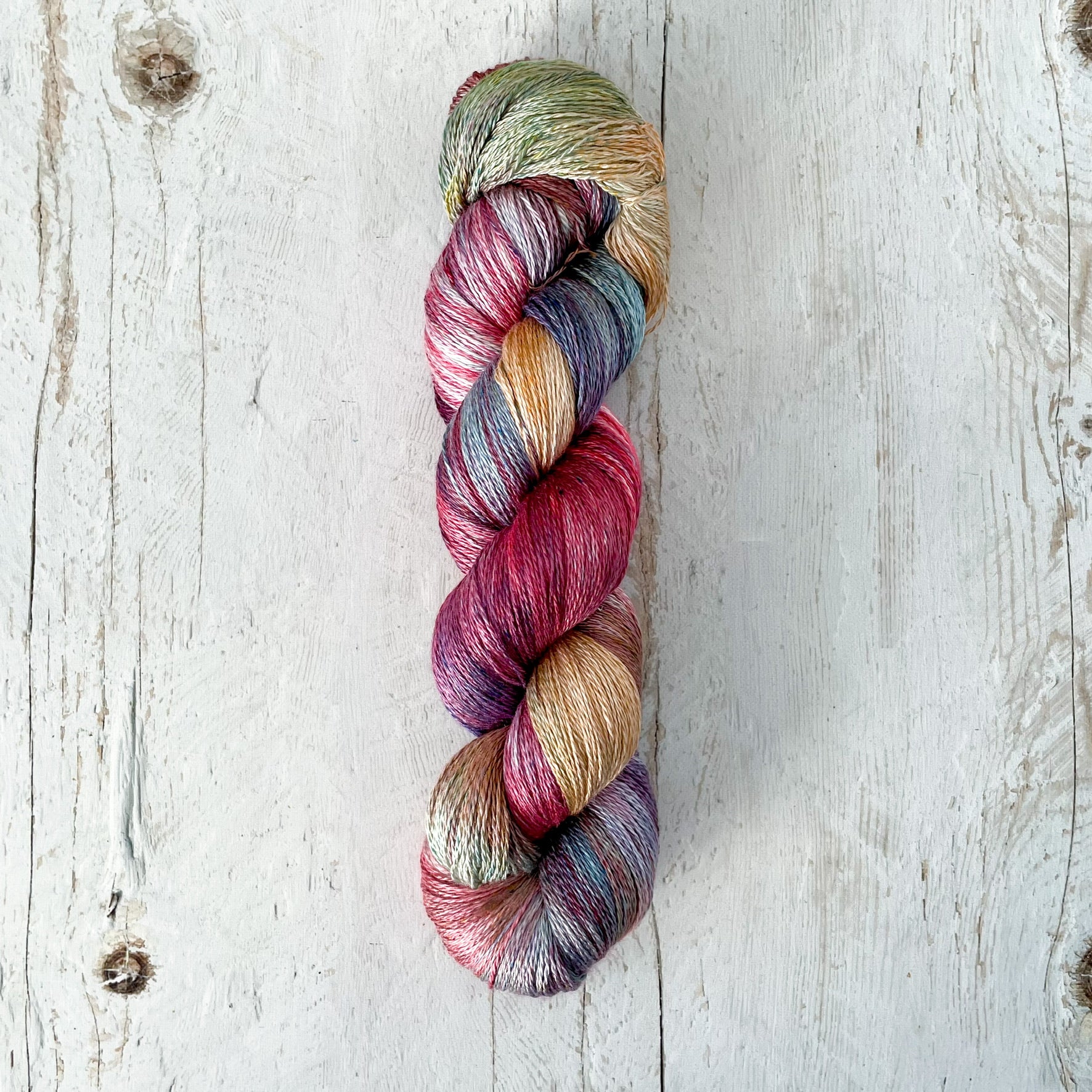 Carnival - Lace pure silk base - ready to ship!