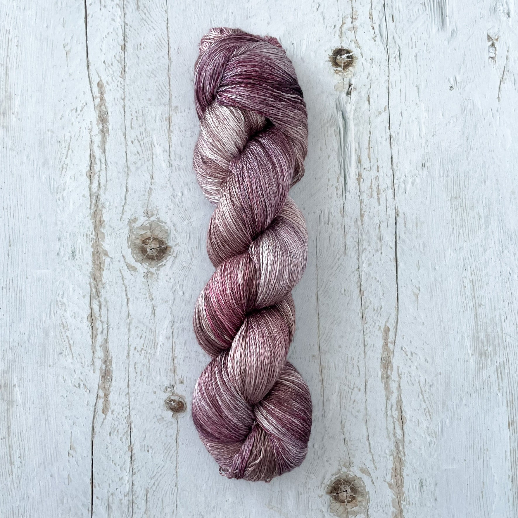 Vintage Amethyst - Lace pure silk base - ready to ship!